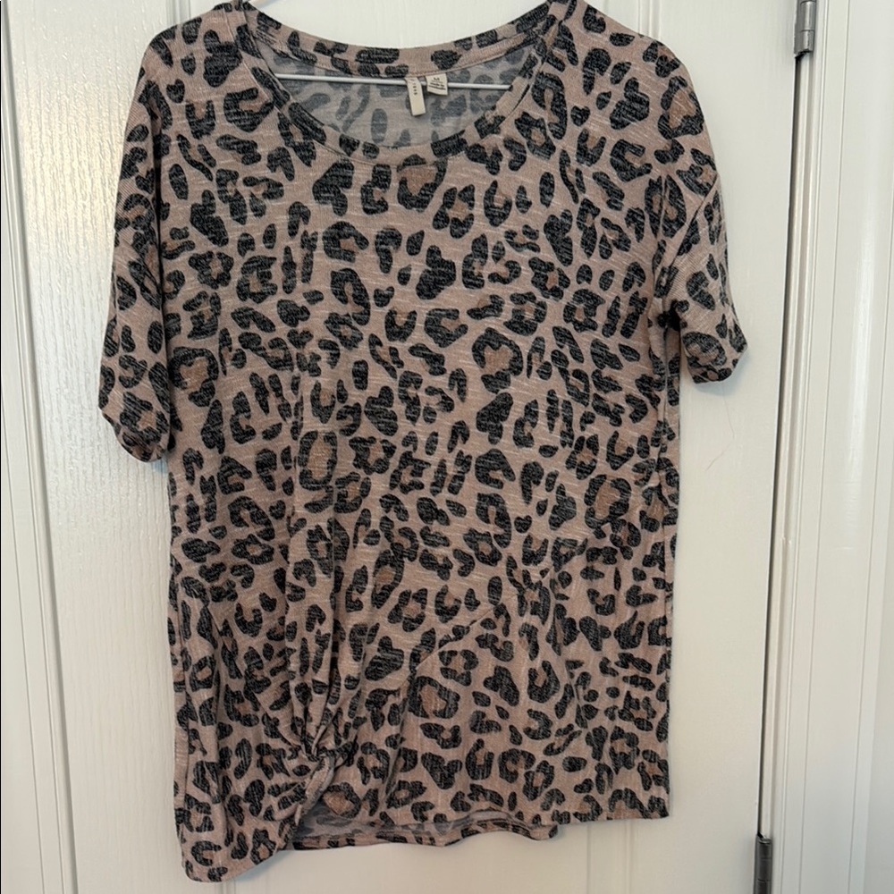Soft Leopard Print Shirt